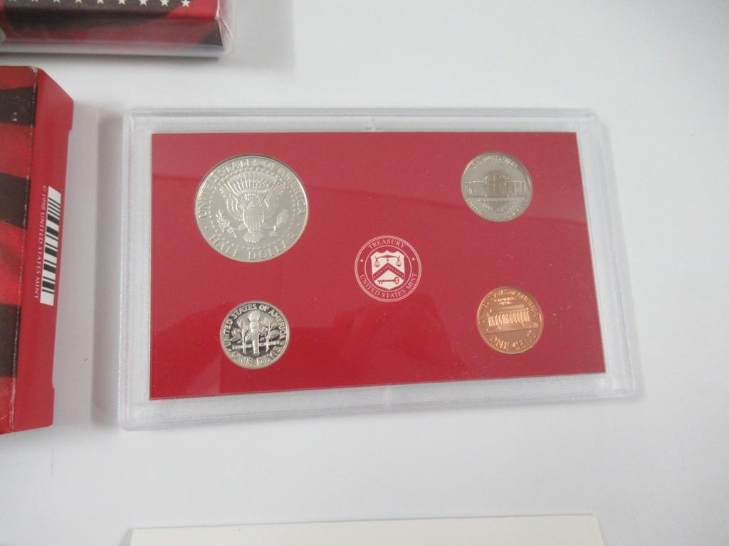 1999 US Mint Silver Proof Set Lot of 2