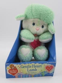 Vintage 1985 Care Bear Cousins Gentle Heart Lamb Stuffed Animal Kenner