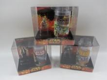 Star Wars Figures w/Cup Sets Lot
