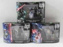 Star Wars Saga Commemorative Multi-Pack Figure Sets Lot
