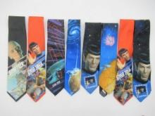 Star Trek Ralph Marlin Neckties Lot of (8)