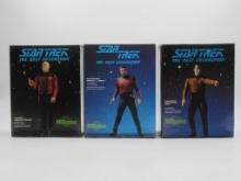 Star Trek TNG Geometric Model Kit Lot Data/Riker/Picard