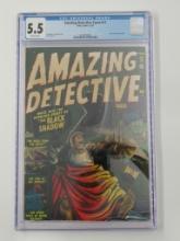 Amazing Detective Cases #11 CGC 5.5 Pre-Code Atlas Horror