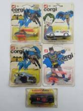 Corgi/Corgi Junior 1970s Batman Vehicle Lot