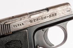 Mauser WTP 6.35 Pistol