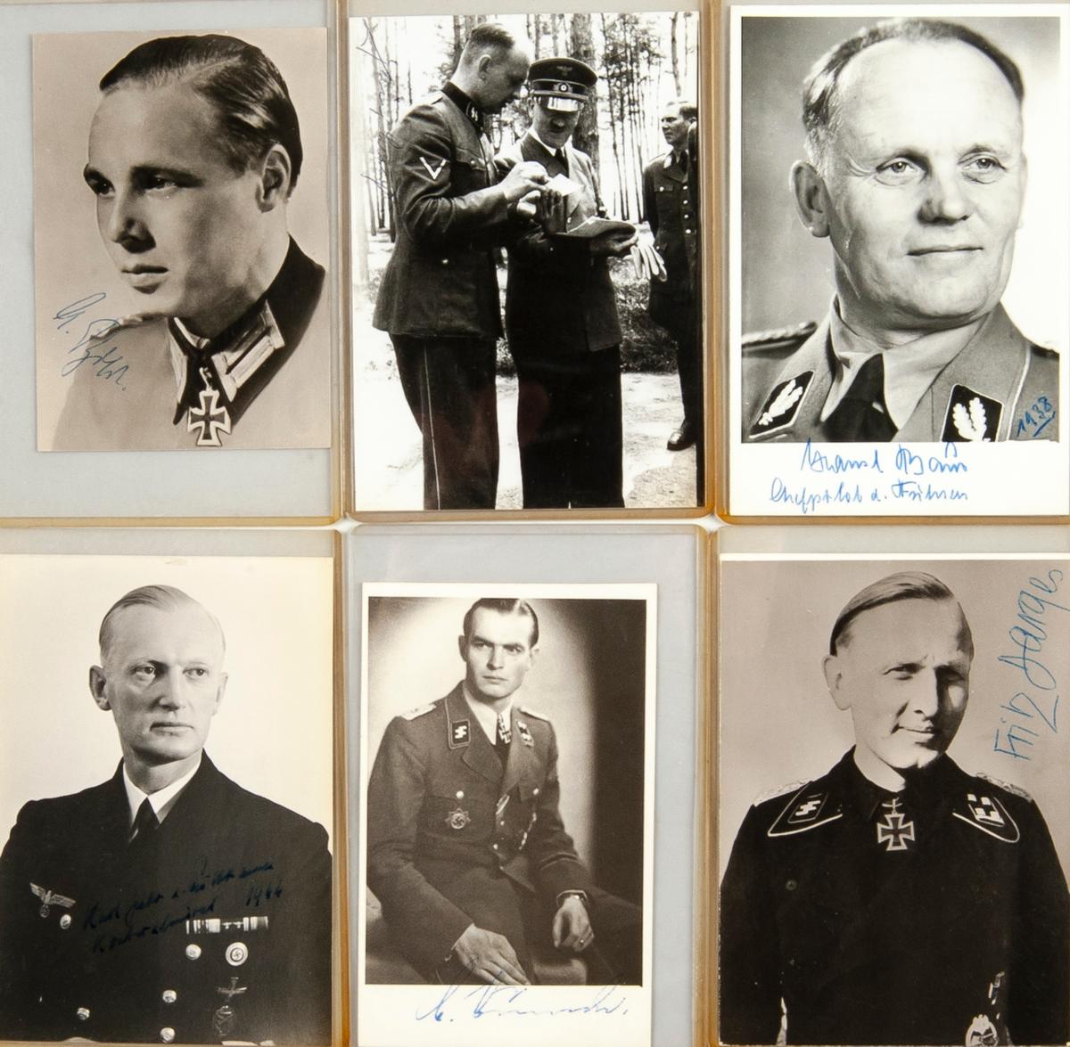 Nine Signed Photos of Noted Nazis