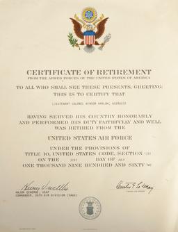 USAF Archive of Lieutenant Colonel Winsor Harlow