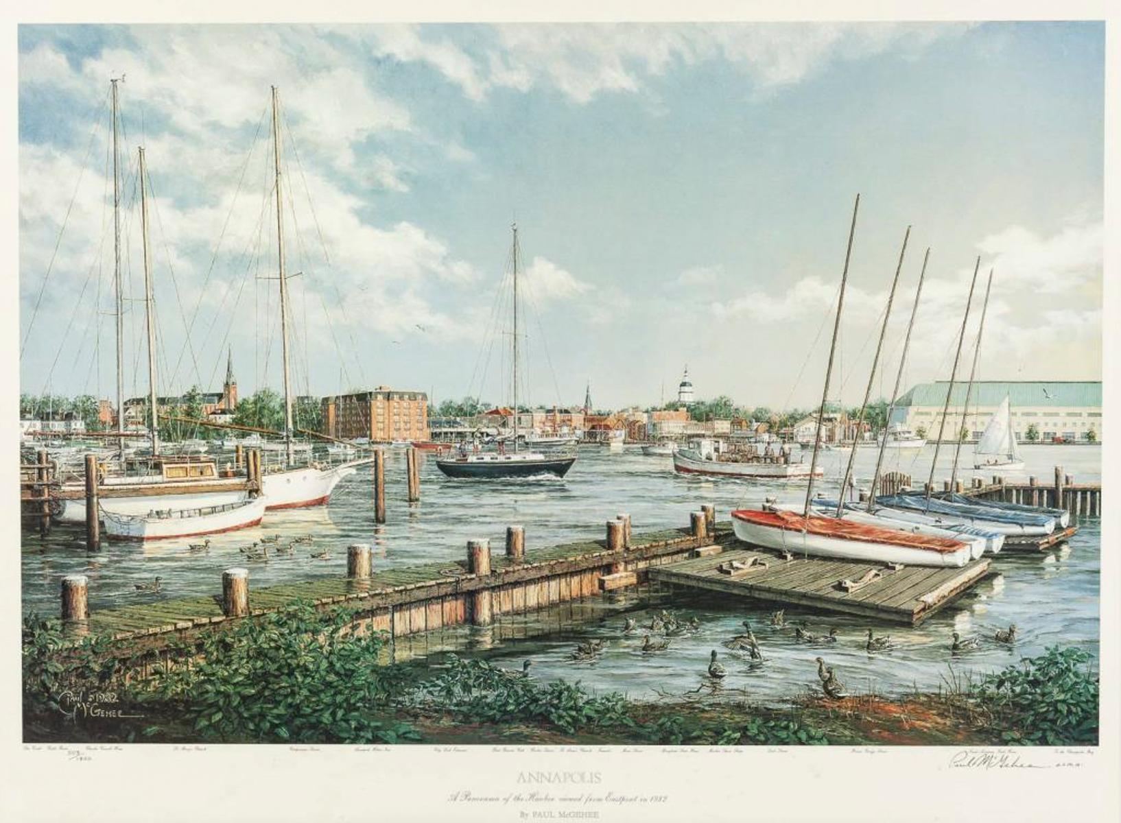 Paul McGehee "Annapolis" Signed Print