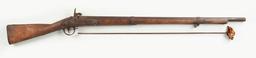 Springfield Musket, Date 1836, Converted. Cal. 69