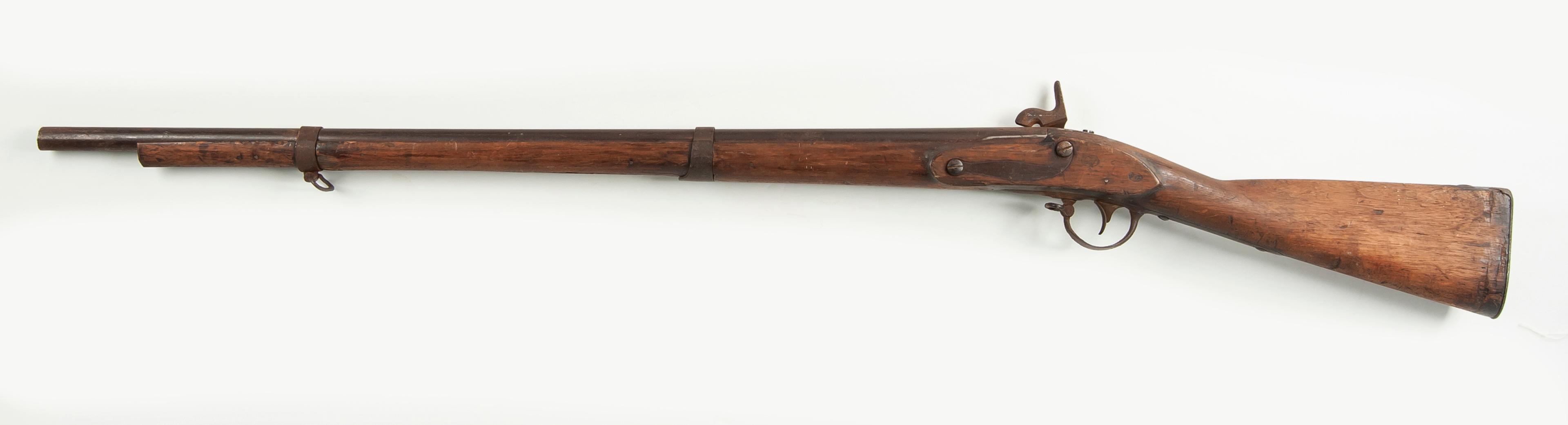 Springfield Musket, Date 1836, Converted. Cal. 69