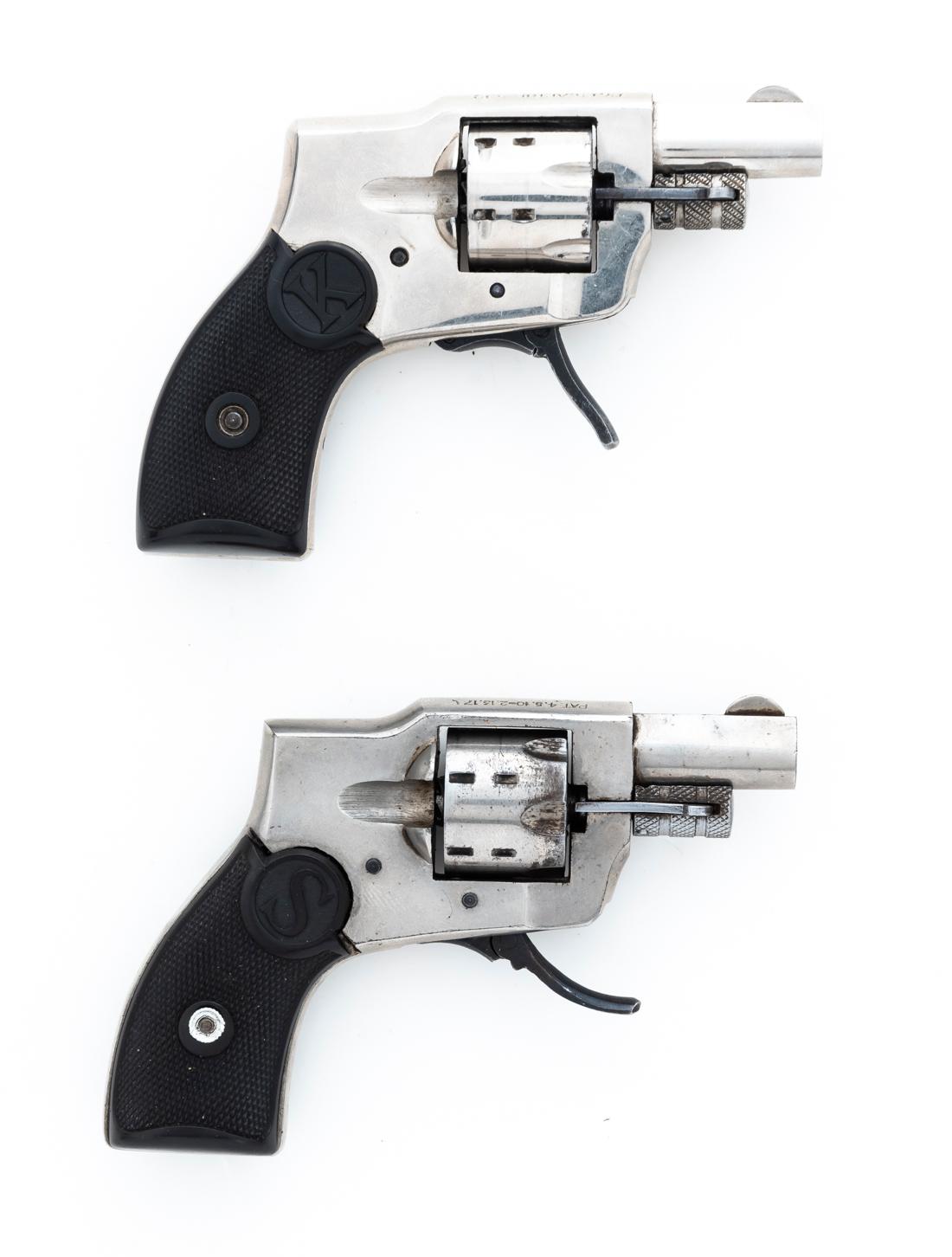 Group of 2 Baby Hammerless Revolvers