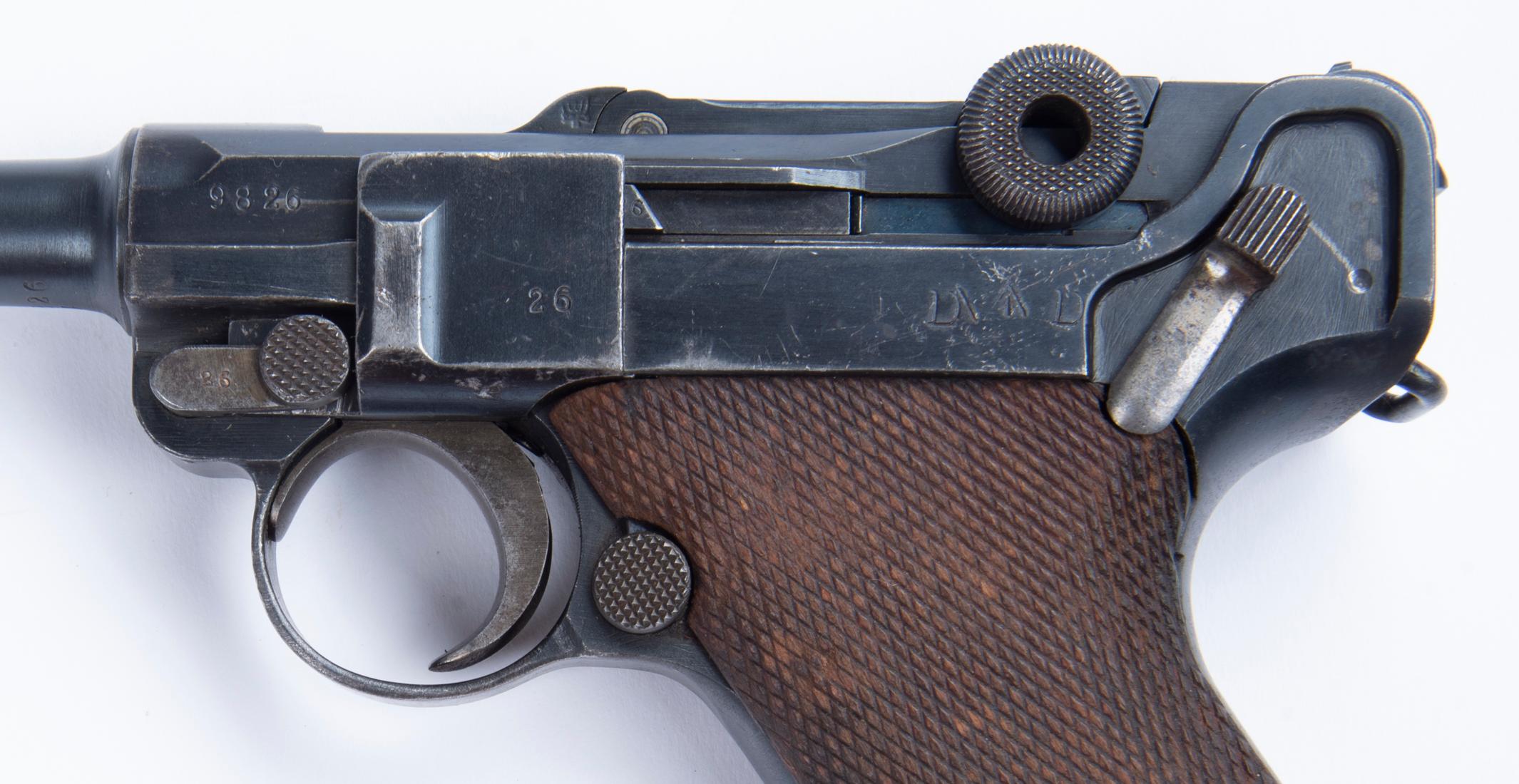 P08 Luger, DWM 1917, Cal. 9mm Parabellum