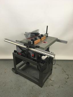 Ryobi BT3000 Table Saw on Steel Base