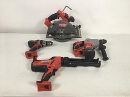 18 Pcs. Milwaukee Cordless Power Tools