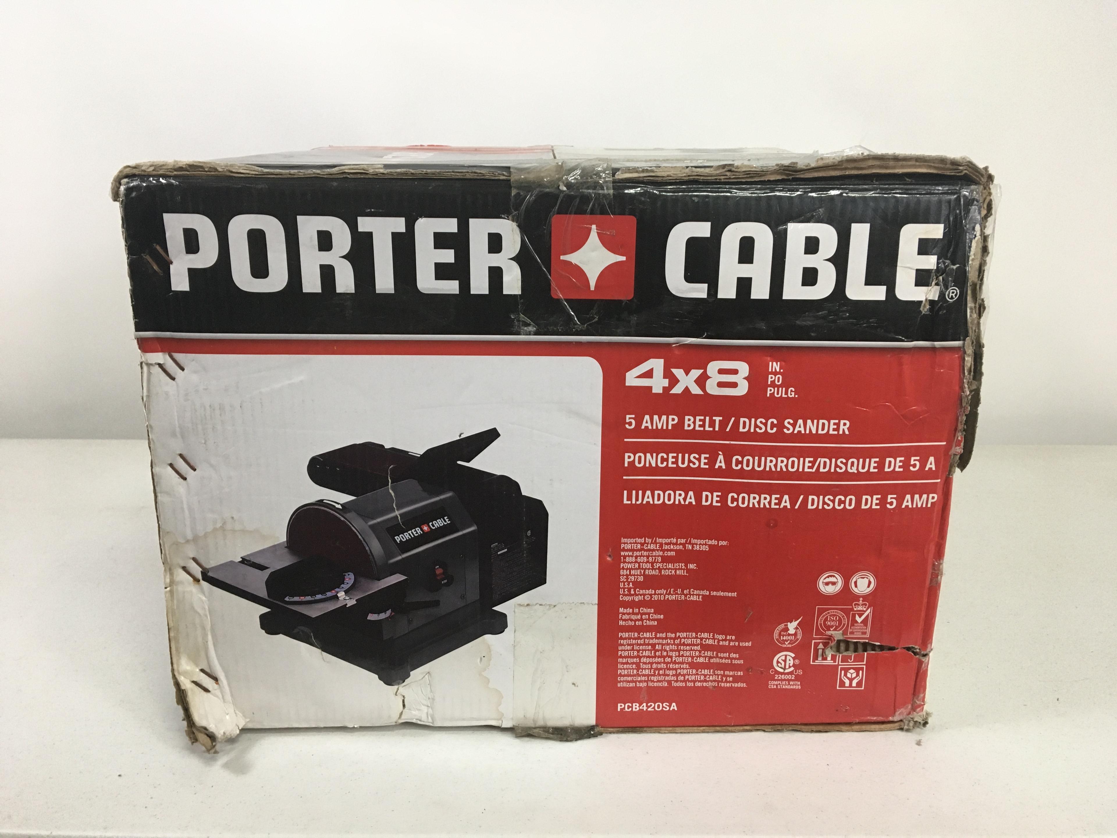 Porter Cable 5 Amp Belt/Disc Sander PCB4205A