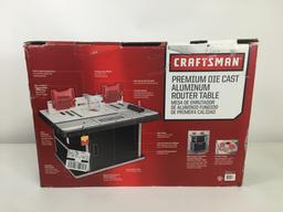 Craftsman Die-Cast Premium Aluminum Router Table