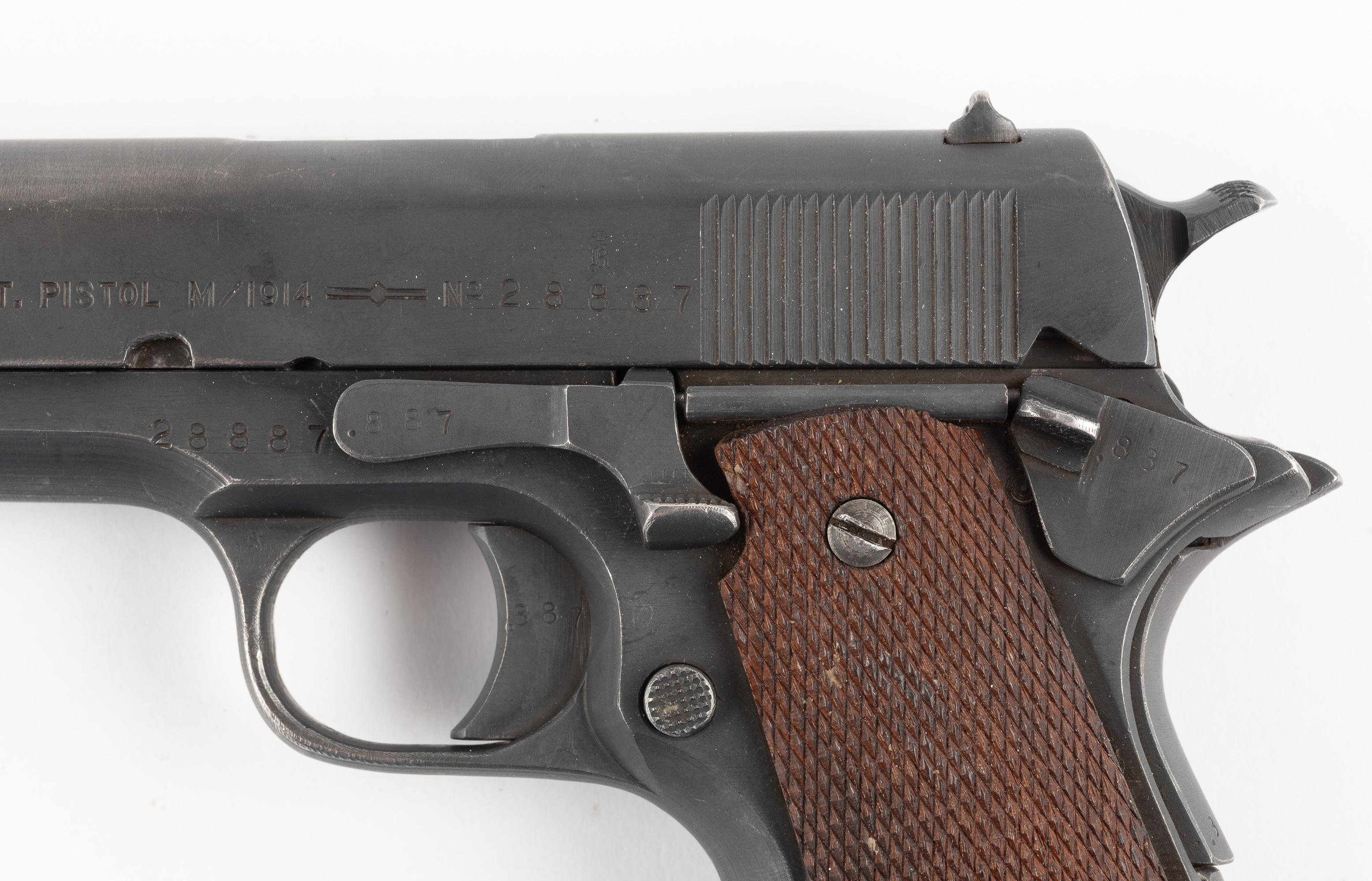 Norwegian M1914 Semi-Auto Pistol, 11.25mm (.45)