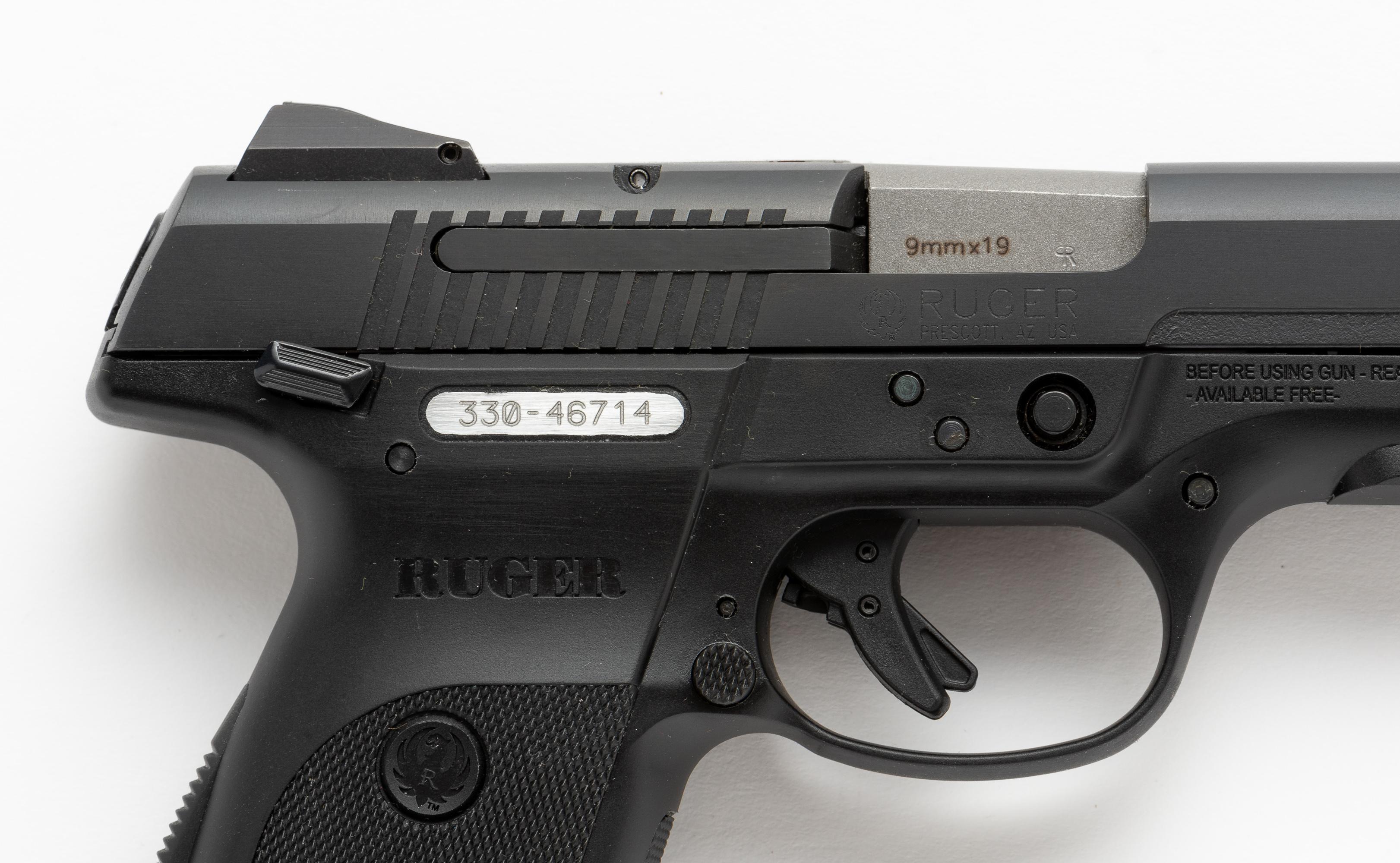 Ruger SR 9 9mm Semi Auto Pistol w/ Viridian Laser