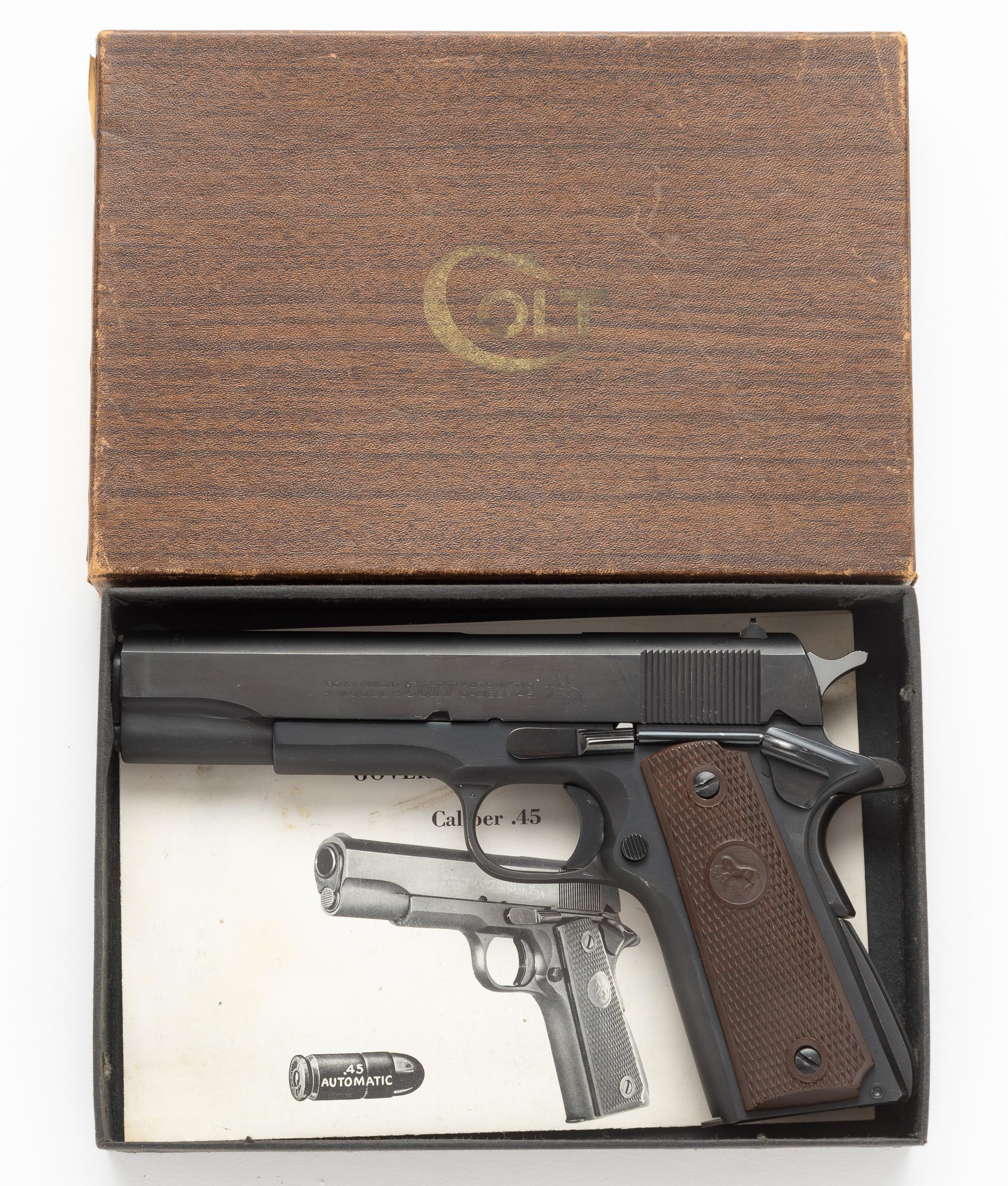 Colt Government Model Semi Auto Pistol, Cal. .45