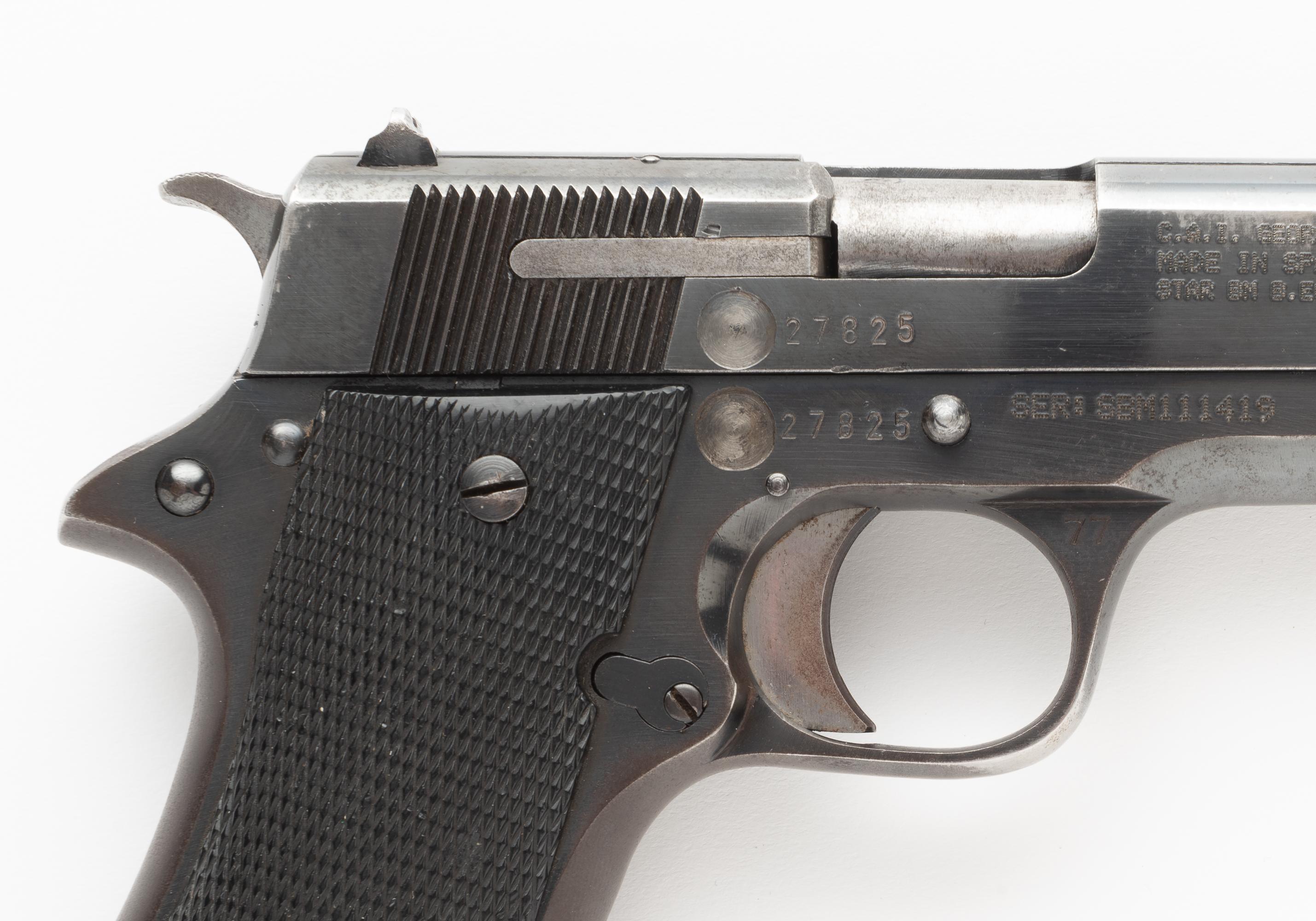 Star Model BM Semi Auto Pistol, Cal 9mm