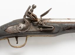 North African/Turkish Flint Pistol, Caliber .58