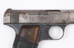 Deutsche Werke Erfurt, Ortgies Patent, 6.35mm Semi Auto Pistol