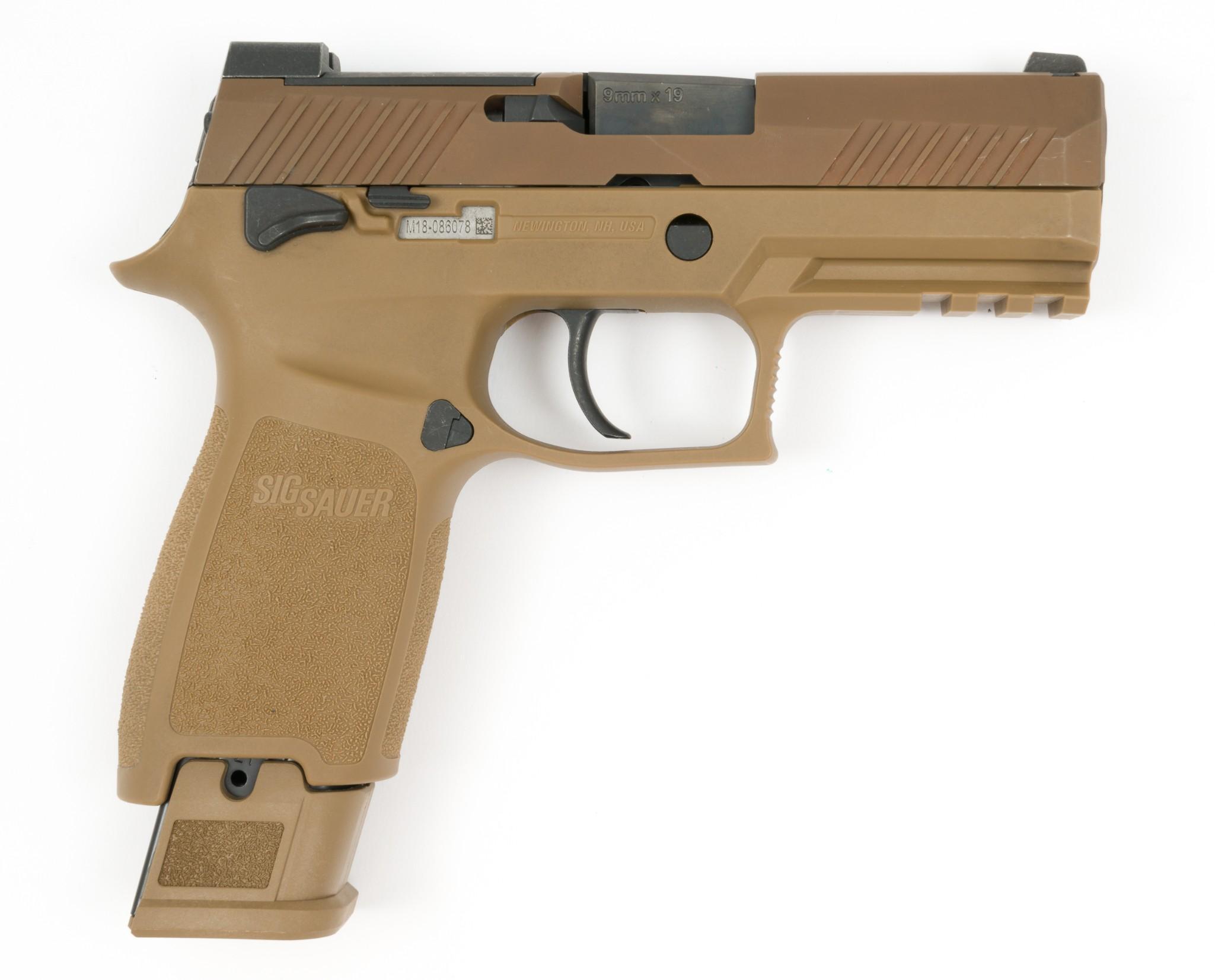 Sig Sauer SIG P320 M18 Semi Auto Pistol, Cal. 9mm