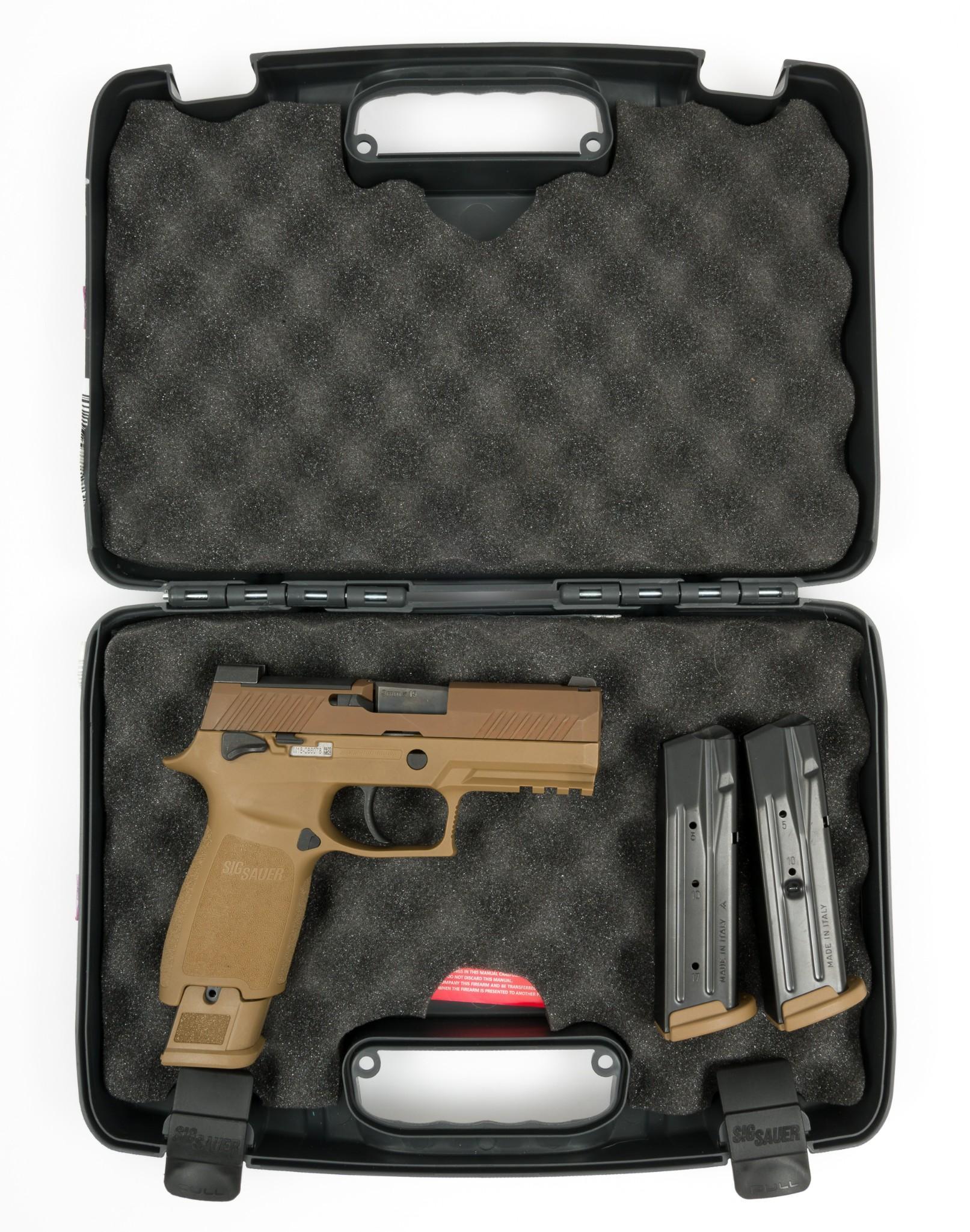 Sig Sauer SIG P320 M18 Semi Auto Pistol, Cal. 9mm