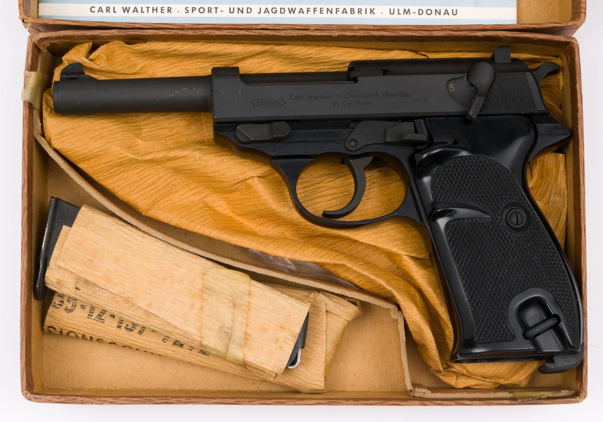 Walther P1 (Selbstlade Pistole P38) Semi-Auto Pistol, Cal. 9mm