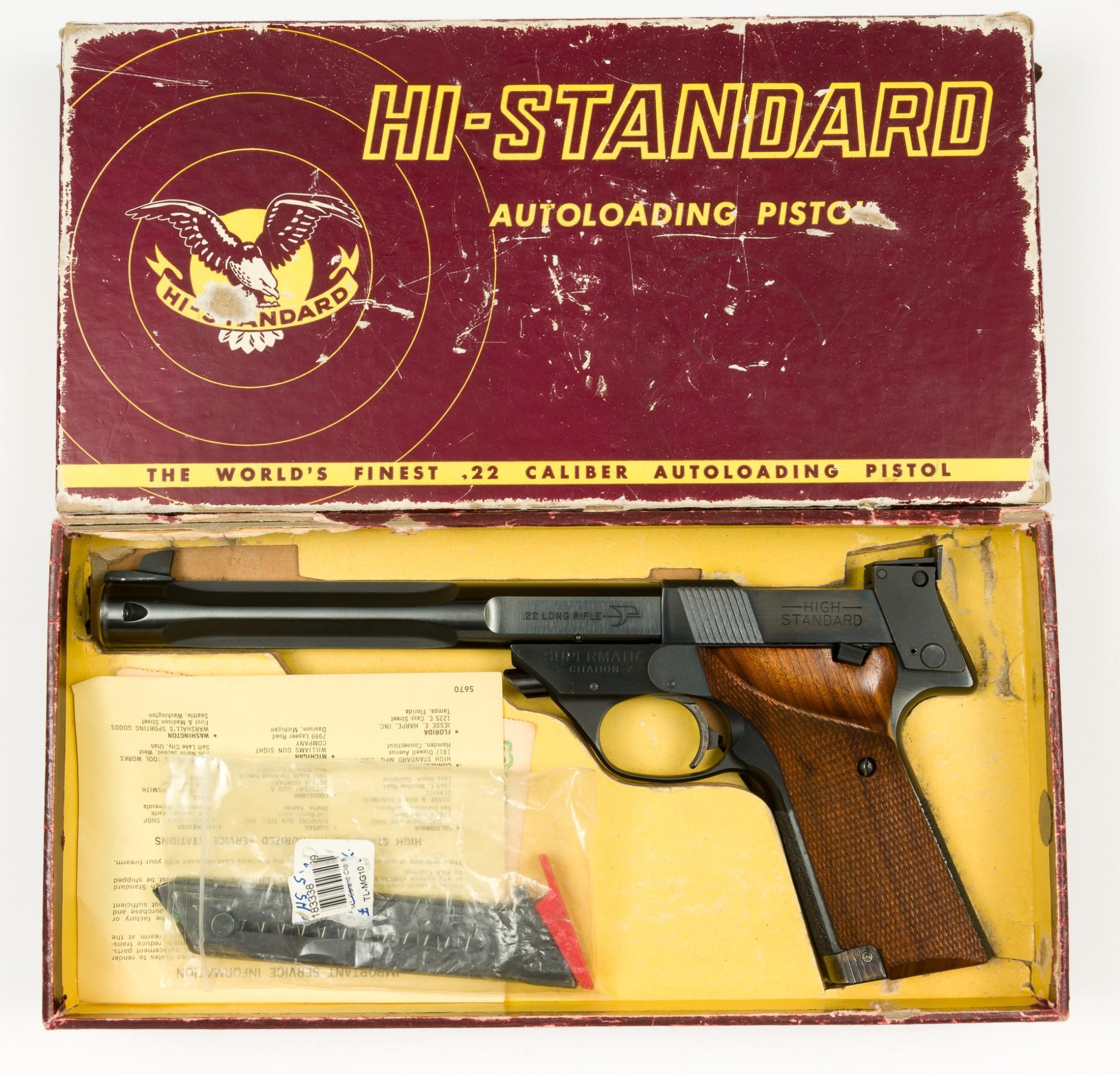 High Standard Military Model 106 Supermatic Citation .22 Pistol