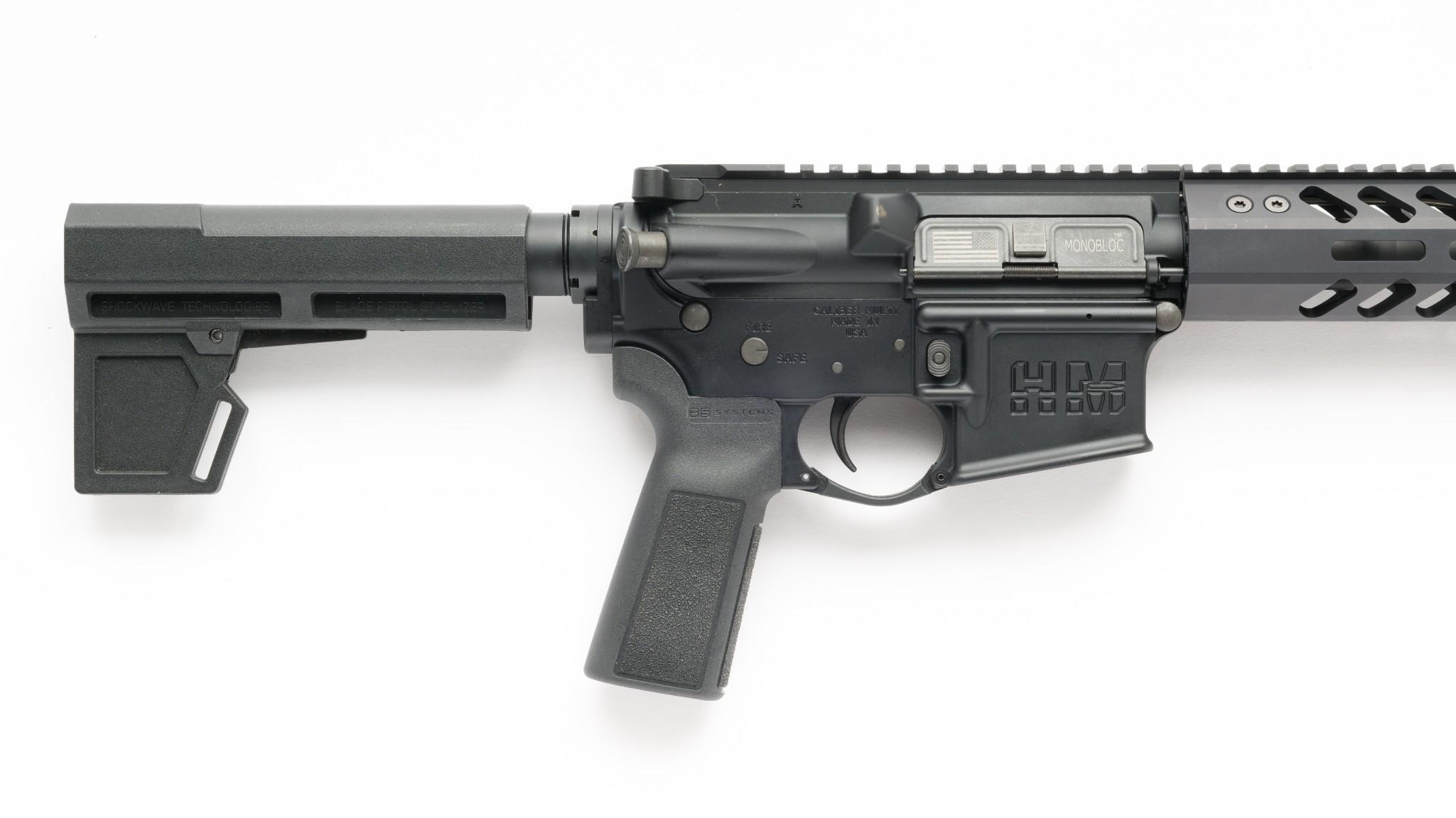 HM Defense Raider M5 Tactical Semi Auto Pistol, Cal. .223