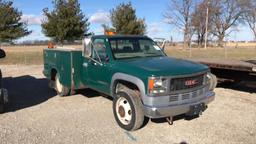 2000 GMC 3500HD Utility Truck,