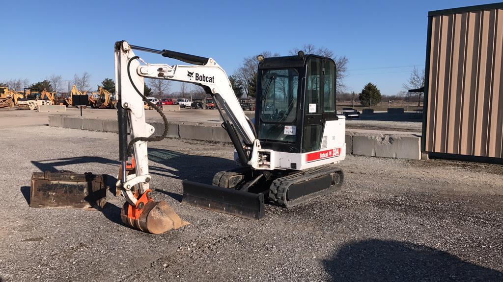 Bobcat 334 Mini Excavator,