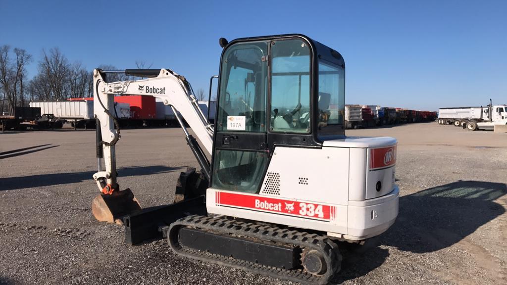 Bobcat 334 Mini Excavator,