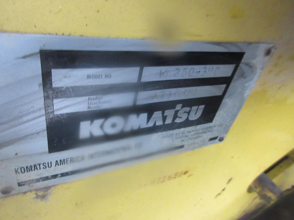 Komatsu WA250-3MC Rubber Tired Loader,