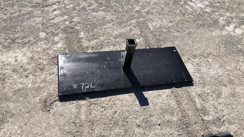 Hitch Plate Skid Loader Attachment