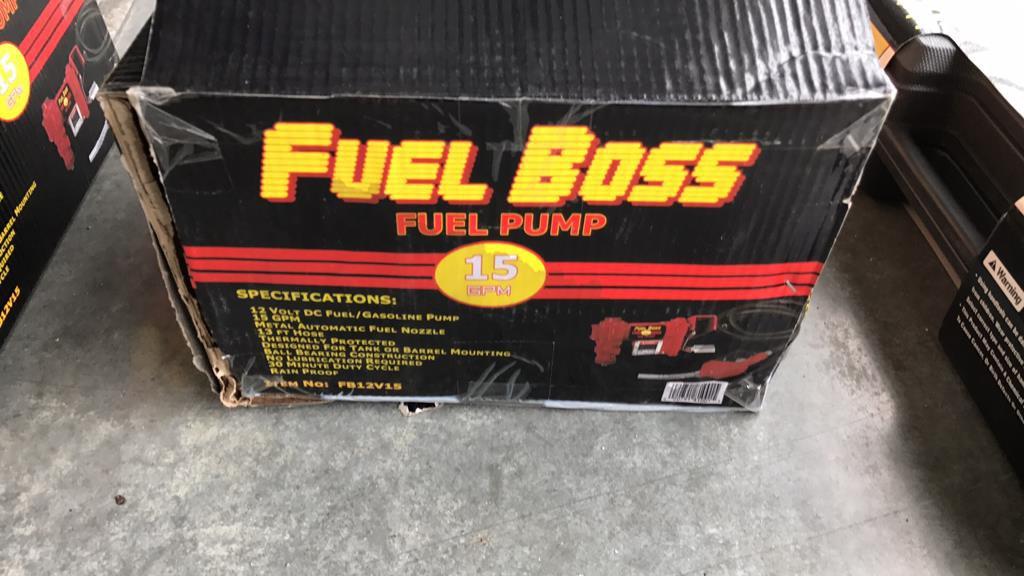 Fuel Boss Fuel Pump 12 Volt, 15 Gallon Per Minute