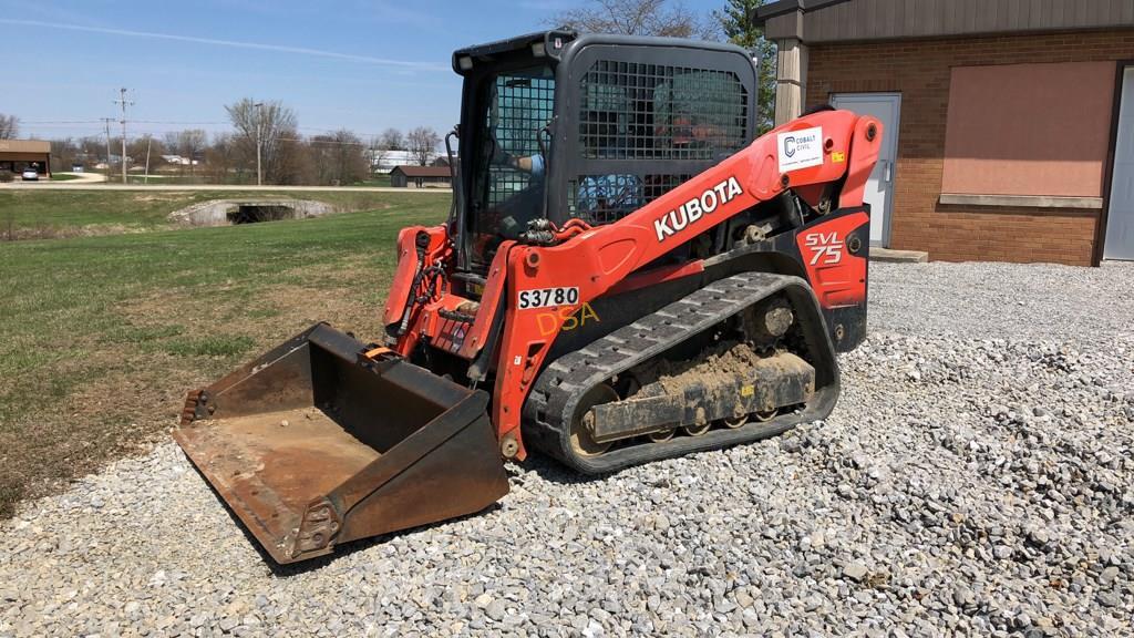 2013 Kubota SVL75 Track Skid Loader,