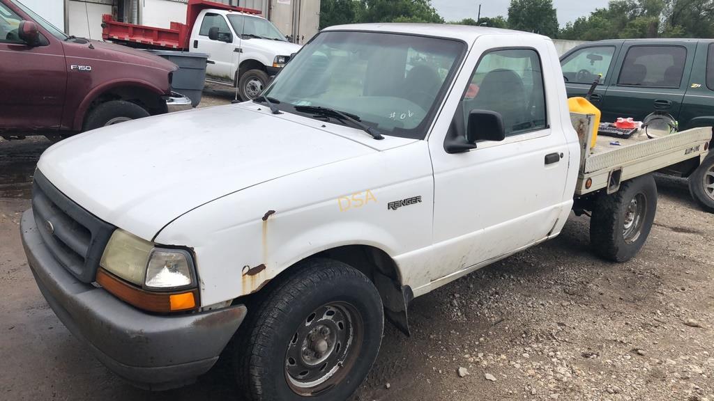 2000 Ford Ranger Flat Bed Truck,