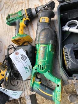 Assorted Cordless Dewalt Hand Tools;