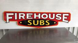 Lot of Firehouse Sub Wall Signs