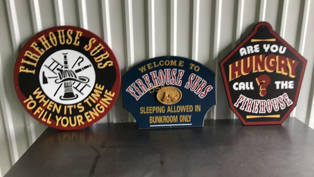 Lot of Firehouse Signage