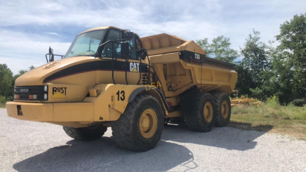 2007 Cat 730 Articulated Ejector Haul Truck,