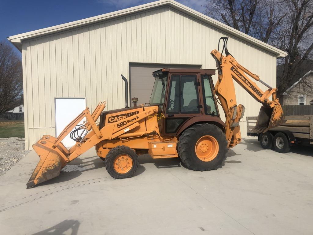 Case 580 Super K Backhoe,