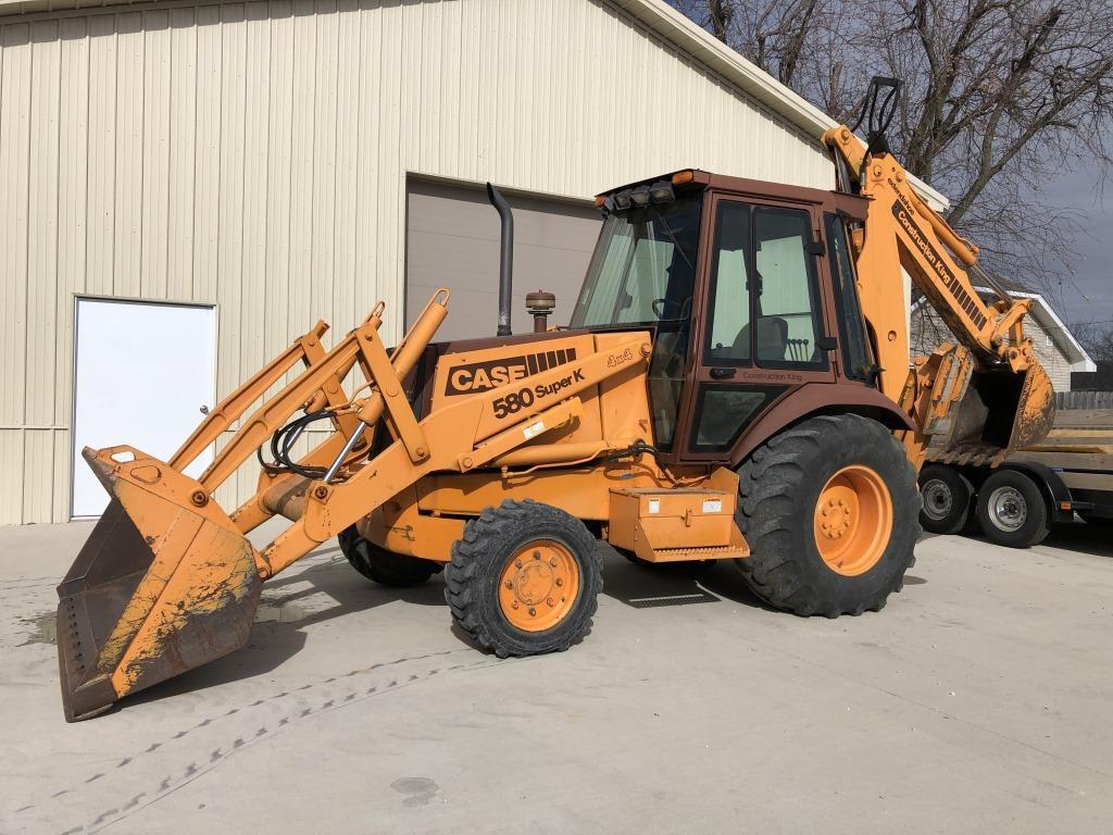 Case 580 Super K Backhoe,