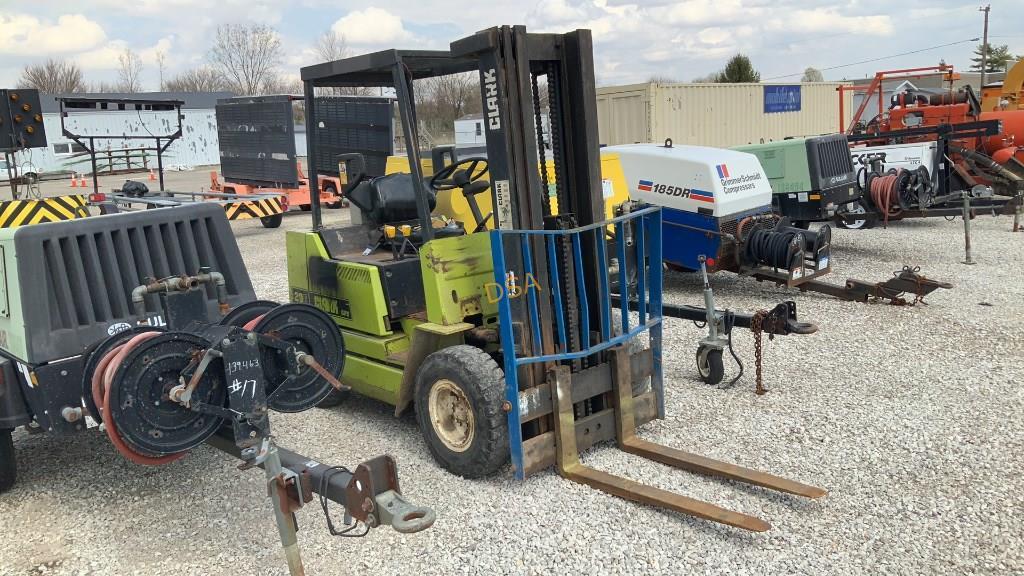 1993 Clark GPX20E Forklift,