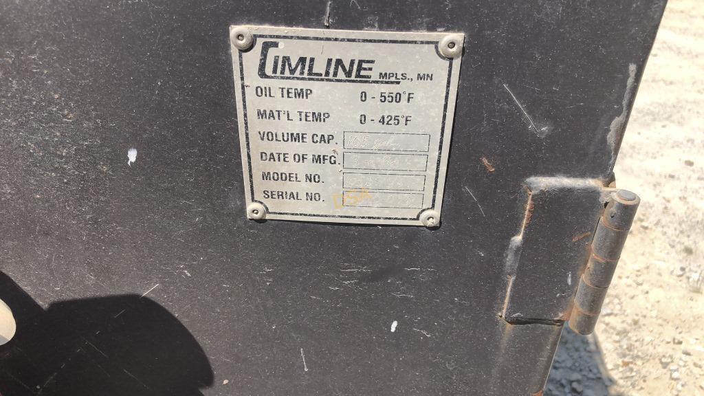 1996 Cimline Joint Sealer, S/N 96-320-075, Trailer Mounted, Single Axle