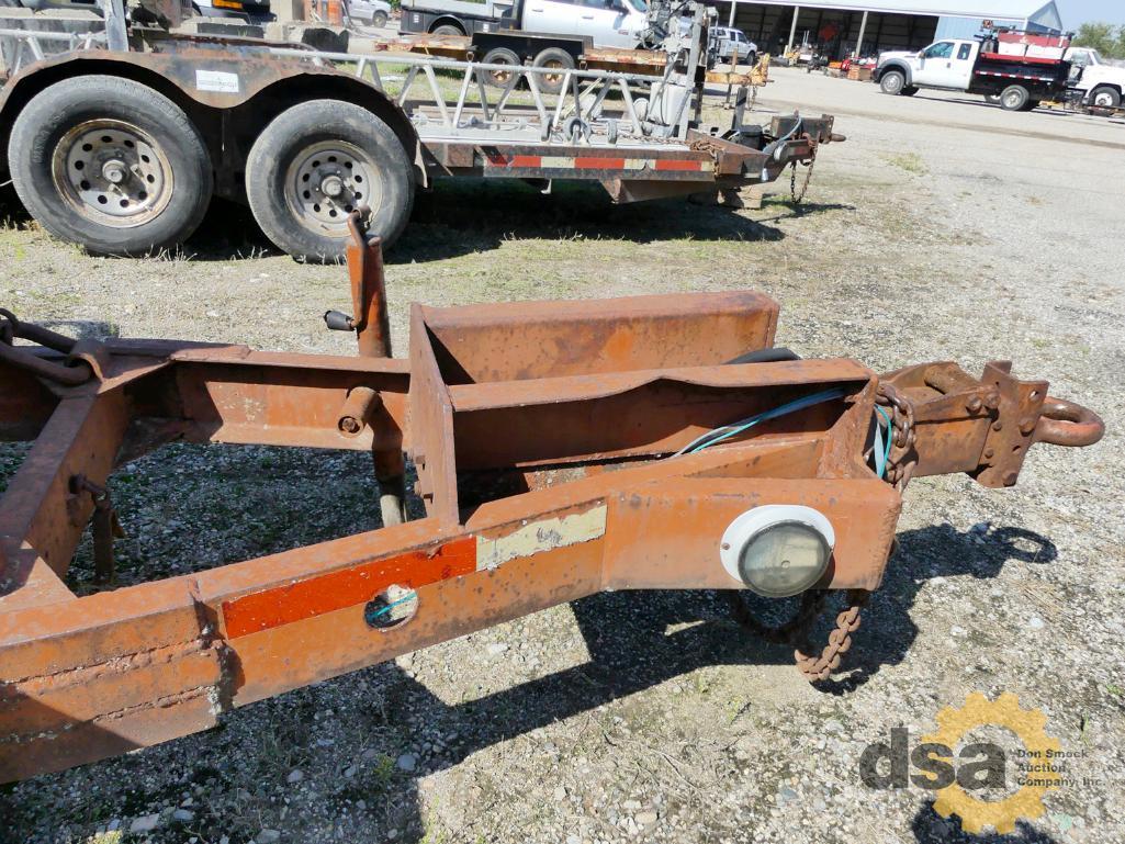 1990 Ditch Witch 12' 4 Ton Tag Trailer VIN# 008665,