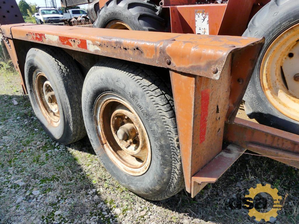 1990 Ditch Witch 12' 4 Ton Tag Trailer VIN# 008665,