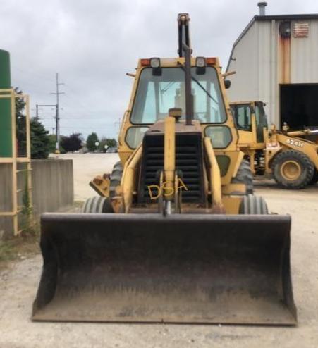 1991 CAT 436 Loader Backhoe, S/N 5KF00704, Cab, Heat, Meter Reads 8074 Hours